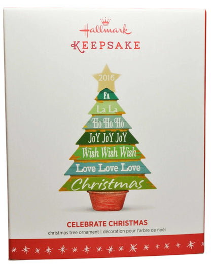 2016 Celebrate Christmas Hallmark Ornament (Christmas Tree) QG01641