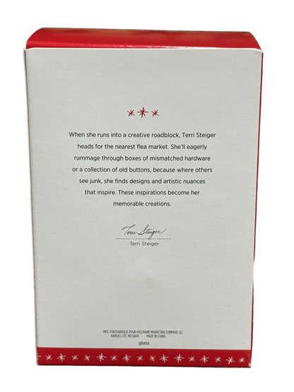 2016 Christmas Commemorative #4 - GoldGlass Ball Hallmark Ornament (Christmas Commemorative) QX9124