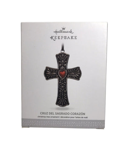 2016 Cruz Del Sagrado Corazon Hallmark Ornament (Cross) QHX1001