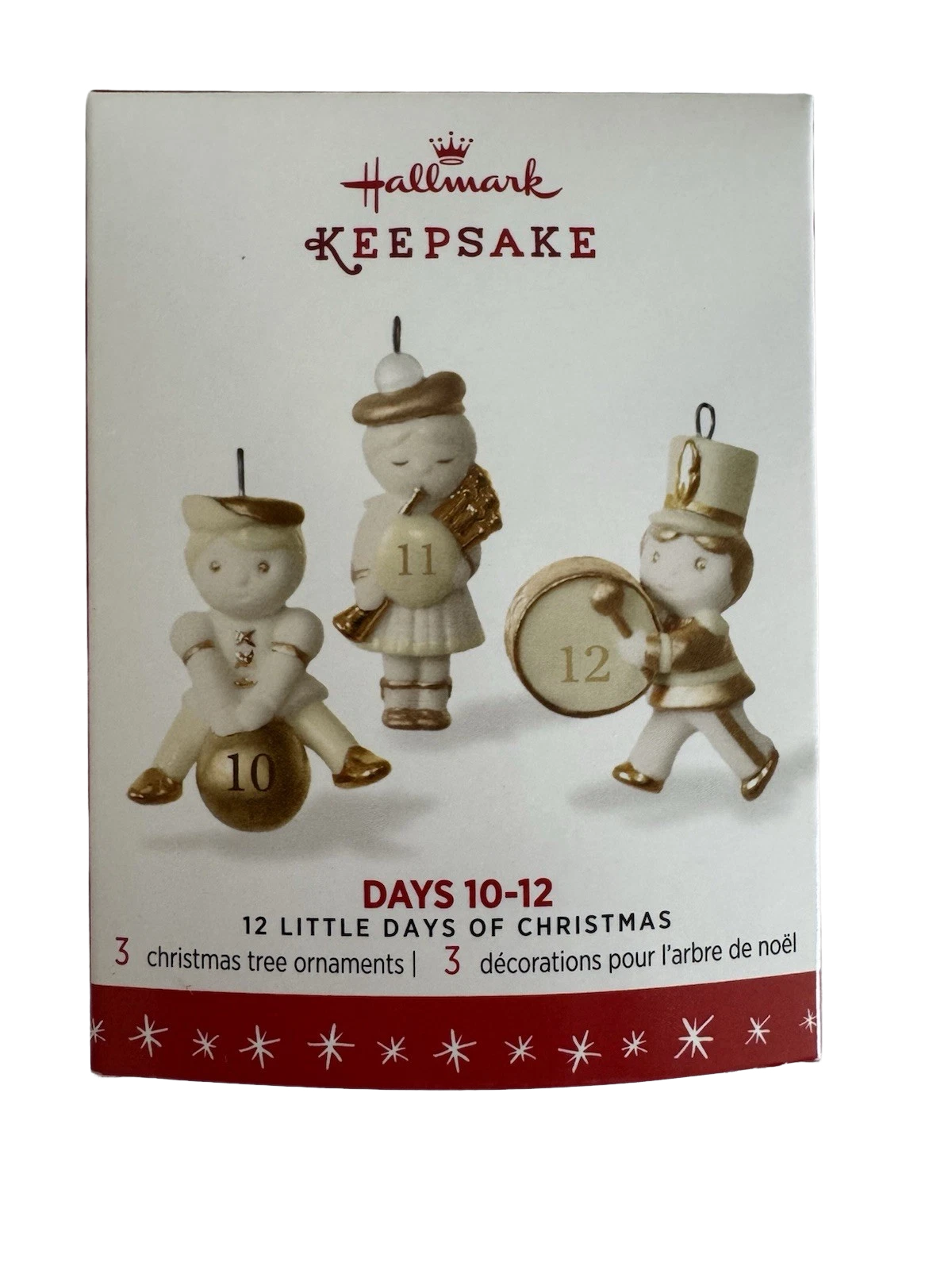 2016 Days 10-12 Hallmark Ornament (12 Little Days of Christmas) QRP5941