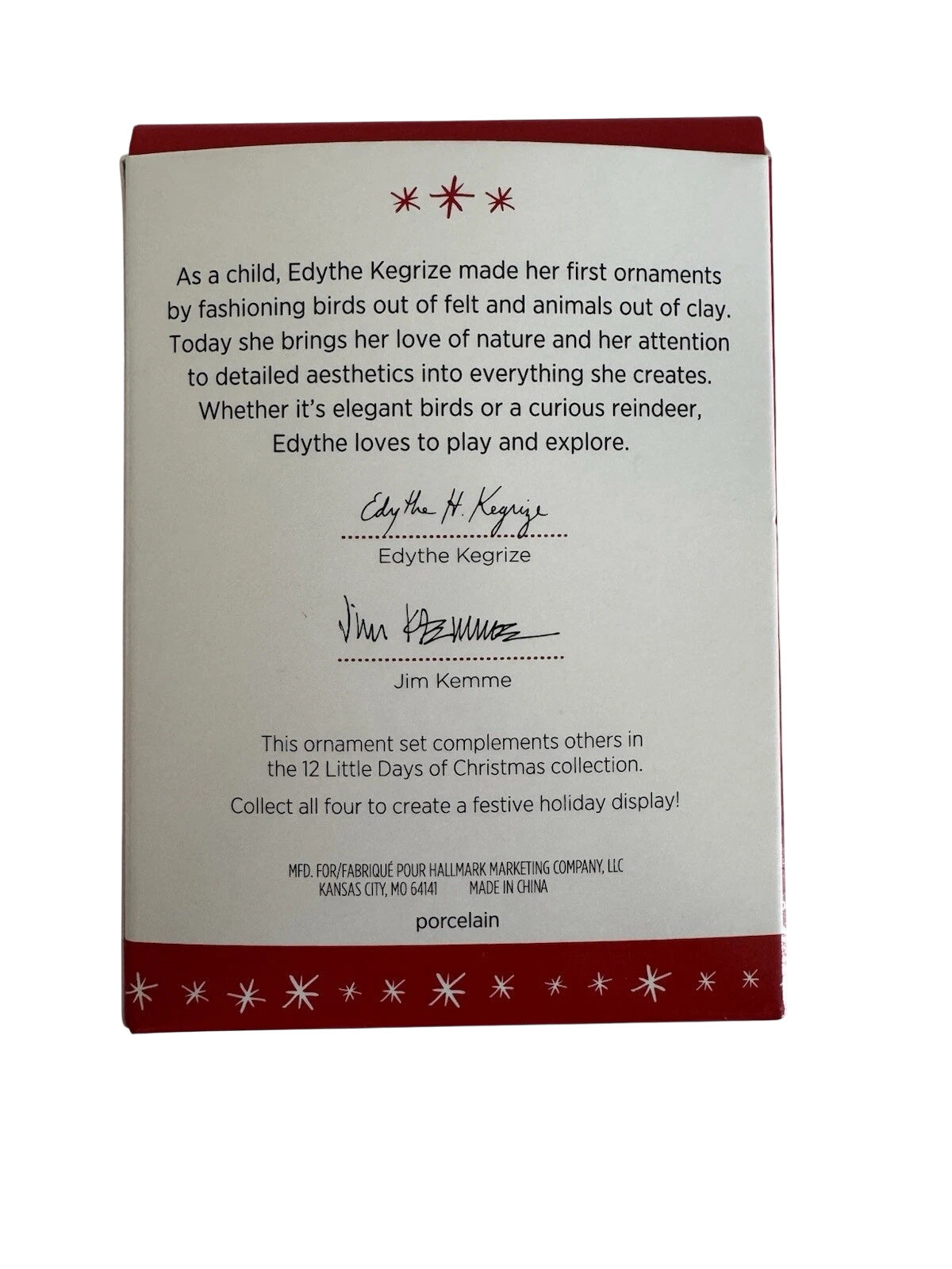 2016 Days 4-6 Hallmark Ornament (12 Little Days of Christmas) QRP5931