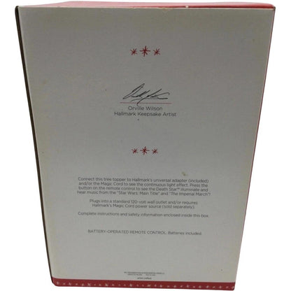 2016 Death Star Tree Topper Hallmark Ornament (Star Wars) QXI3554