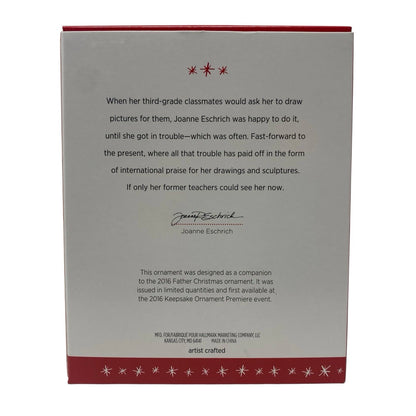 2016 Father Christmas's Reindeer Hallmark Ornament (Father Christmas) QXE3141