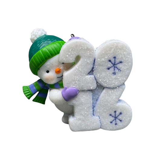 2016 Frosty Fun Decade Hallmark Ornament (Frosty Fun Decade) QCX9061
