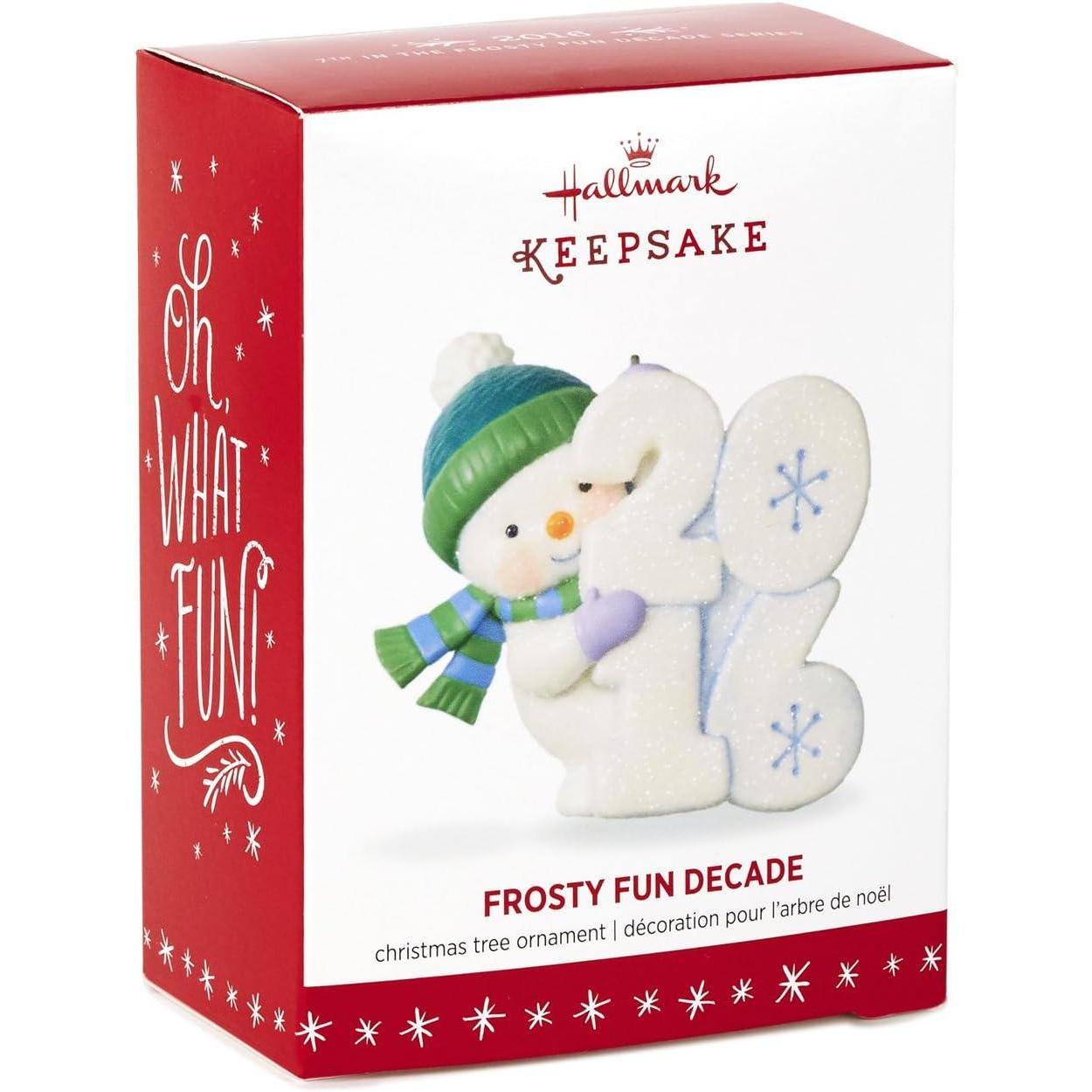 2016 Frosty Fun Decade Hallmark Ornament (Frosty Fun Decade) QX9061
