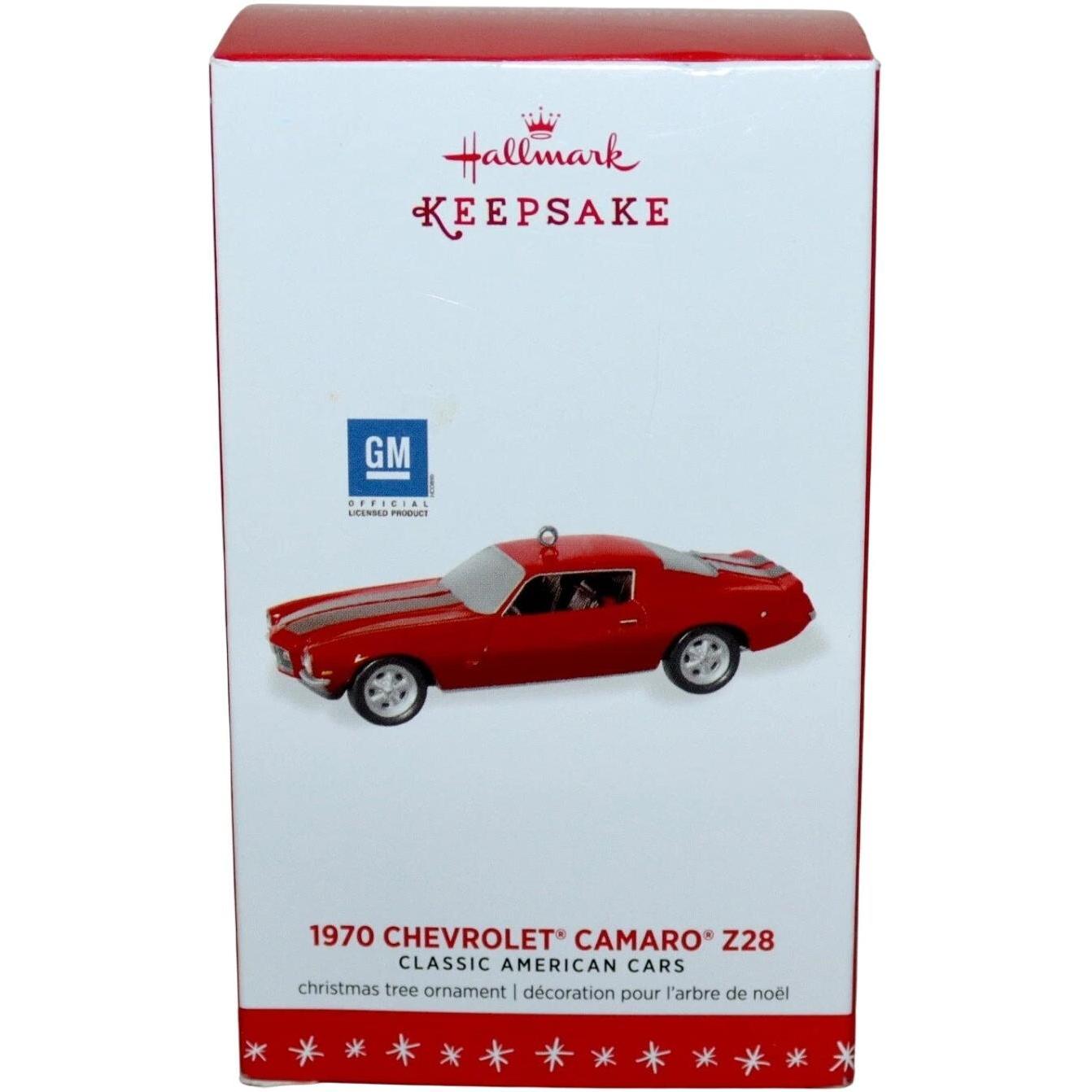 2016 Hallmark Ornament (1970) Chevrolet Camaro Z28 Hallmark Ornament (Classic American Cars) QX9004