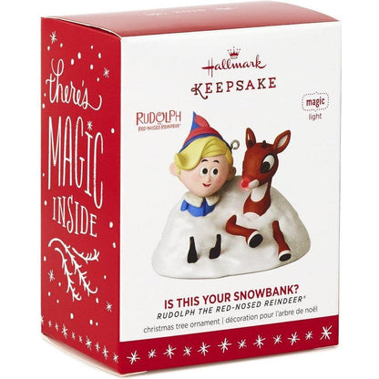 2016 Is this Your Snowbank? Hallmark Ornament (Rudolph The Red-Nosed Reindeer) QXI3611