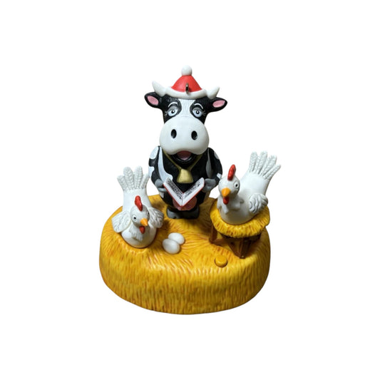 2016 Moo-Ey Christmas Hallmark Ornament (Cow) QGO1214