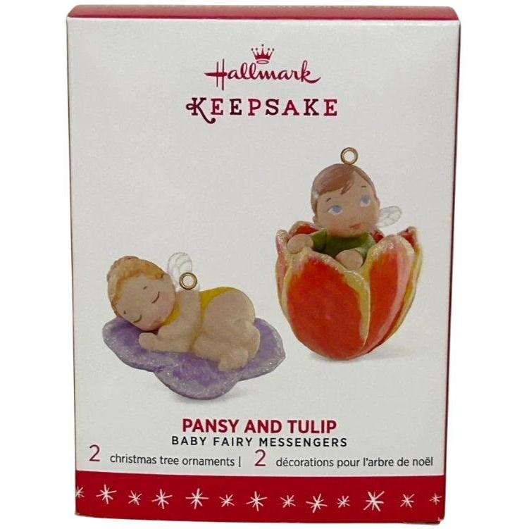 2016 Pansy and Tulip Hallmark Ornament (Baby Fairy Messengers) QHG1201