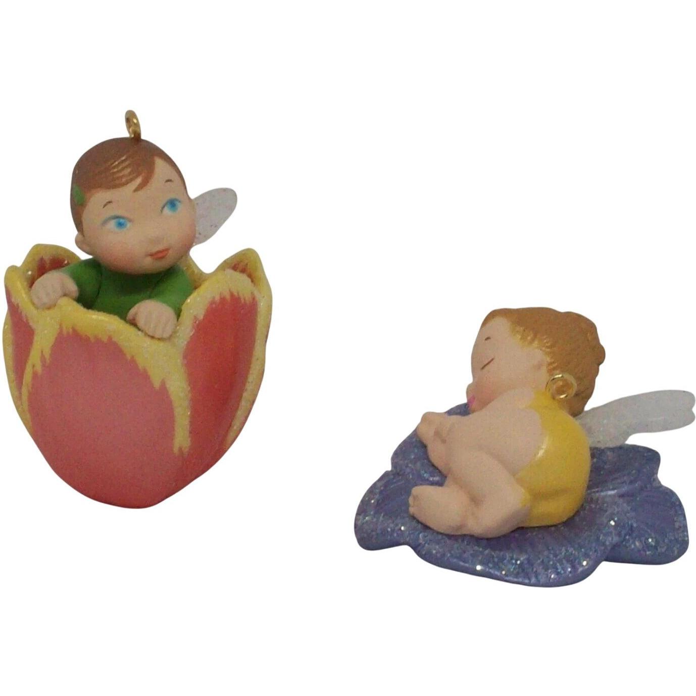 2016 Pansy and Tulip Hallmark Ornament (Baby Fairy Messengers) QHG1201