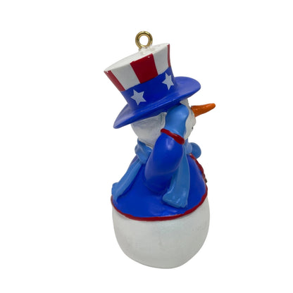 2016 Patriotic Snowman Hallmark Ornament (Snowmen) QGO1581