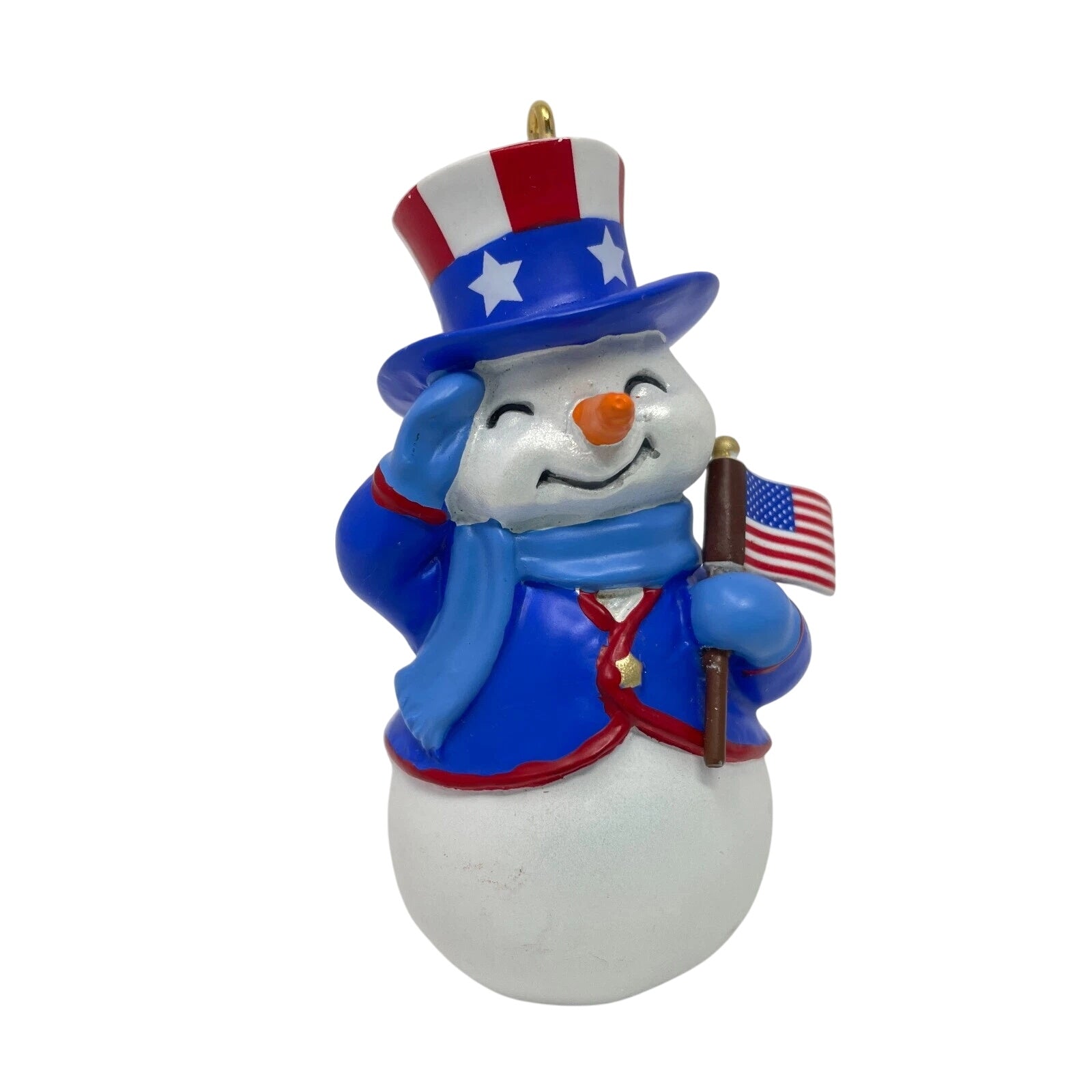 2016 Patriotic Snowman Hallmark Ornament (Snowmen) QGO1581