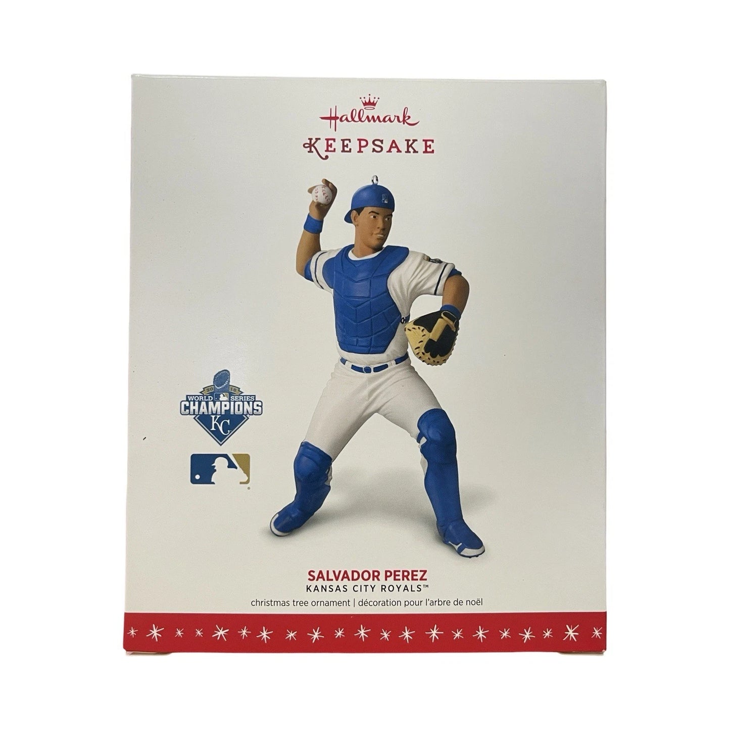 2016 Salvador Pérez, Kansas City Royals Hallmark Ornament (At the Ballpark) QXI1535