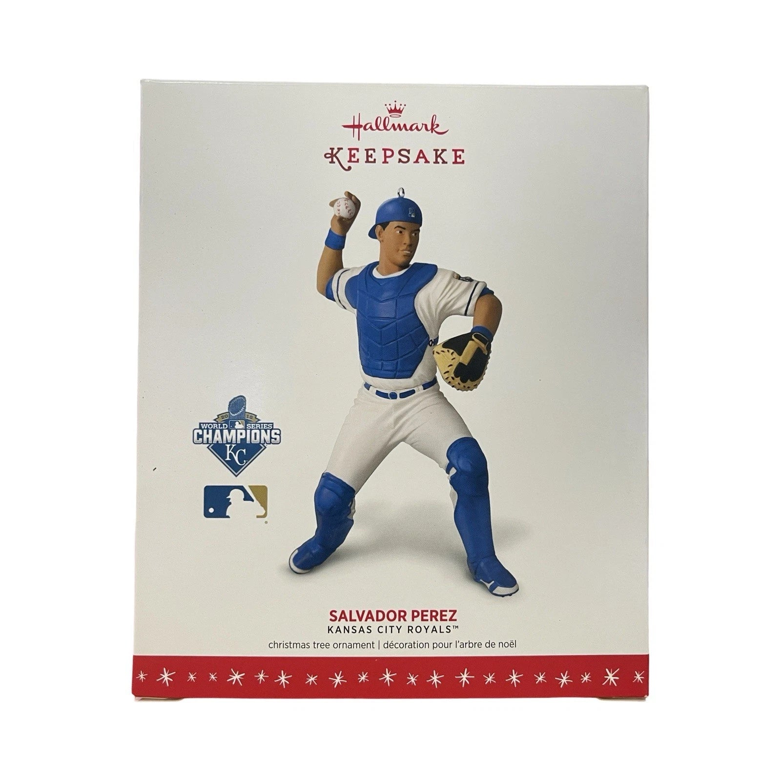 2016 Salvador Pérez, Kansas City Royals Hallmark Ornament (At the Ballpark) QXI1535