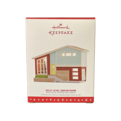 2016 Split-Level Dream Home Hallmark Ornament (Nostalgic Houses and Shops) QX9001