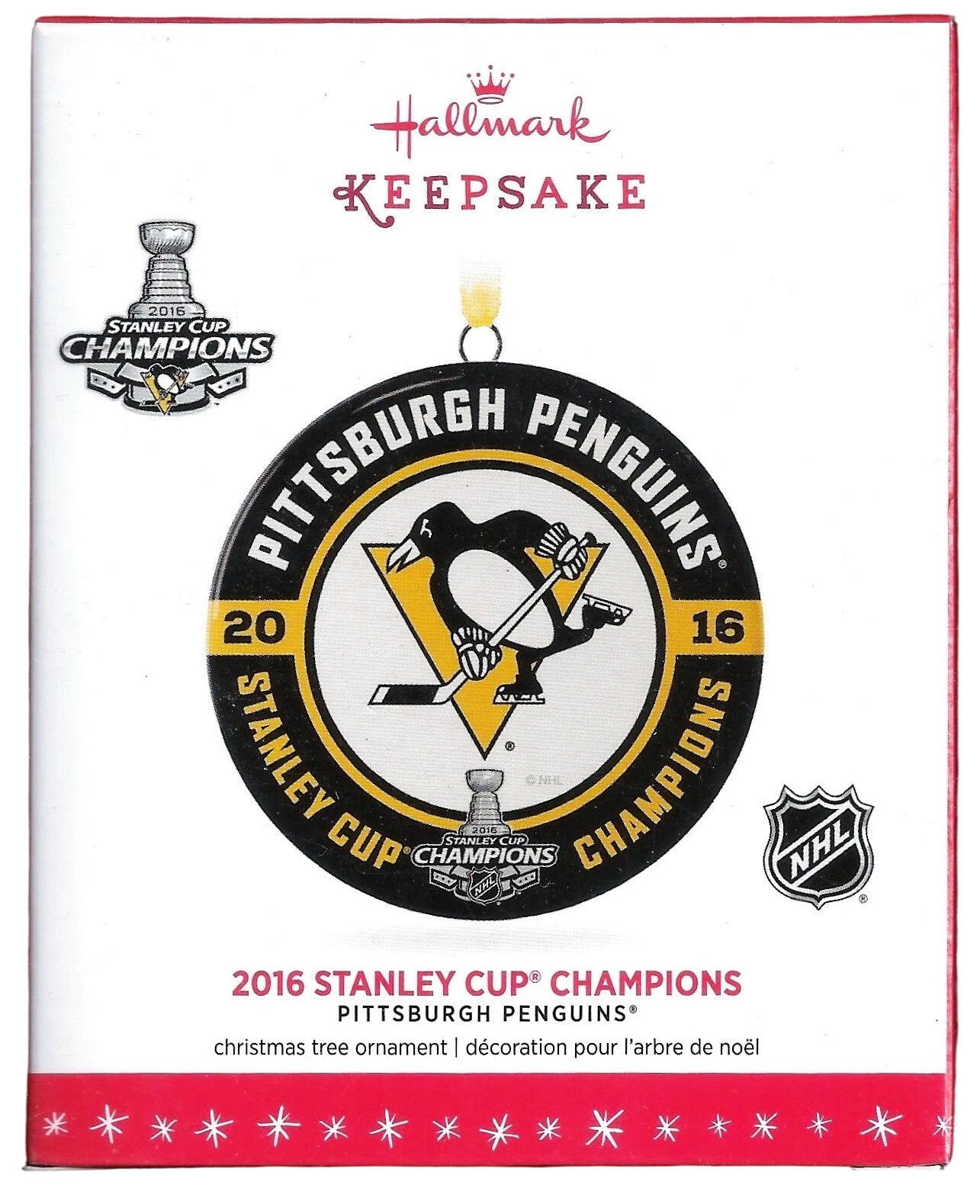 2016 Stanley Cup Champions Hallmark Ornament (NHL) QHE1879