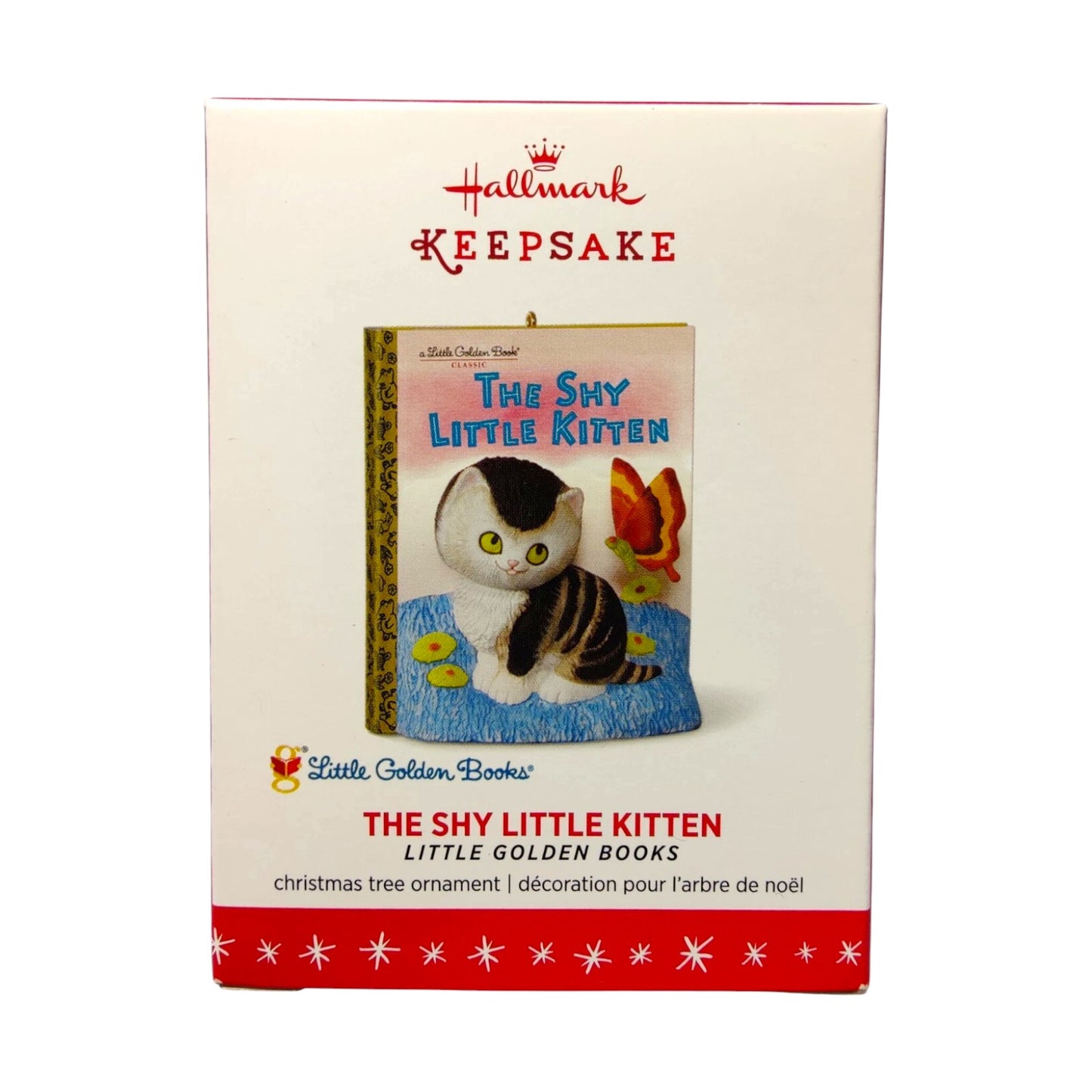 2016 The Shy Little Kitten Hallmark Ornament (Little Golden Books) QXI3374