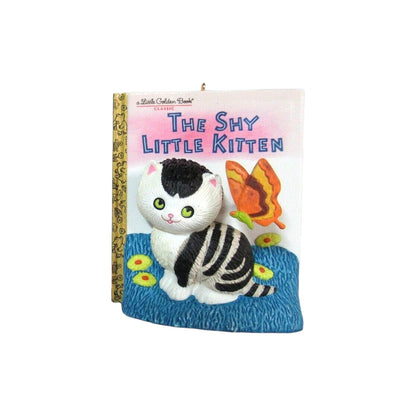 2016 The Shy Little Kitten Hallmark Ornament (Little Golden Books) QXI3374