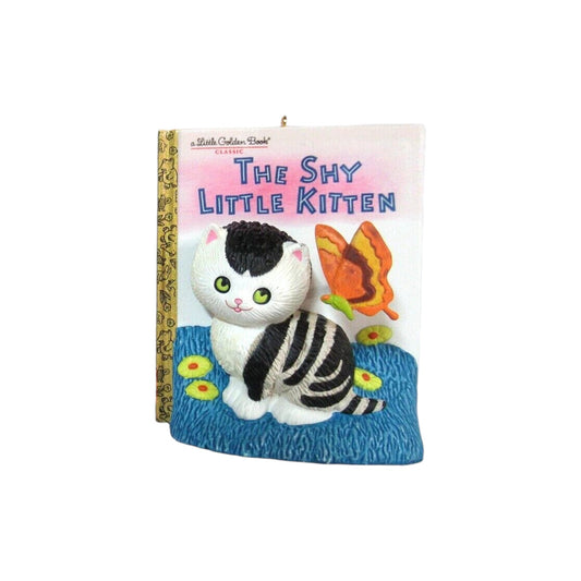 2016 The Shy Little Kitten Hallmark Ornament (Little Golden Books) QXI3374