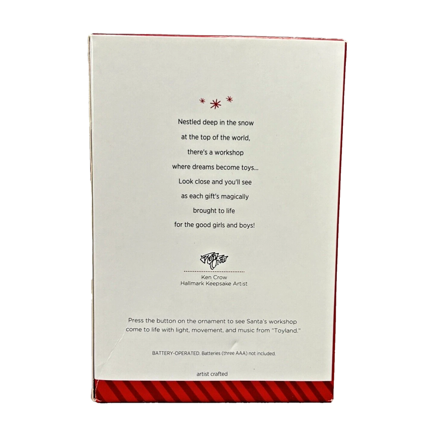 2016 Where Dreams Become Toys Hallmark Ornament (Toys and Games) QGO1231