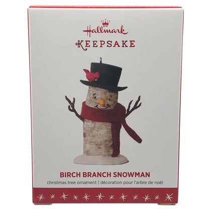 2016 Birch Branch Snowman Hallmark Ornament (Snowmen) QGO1494