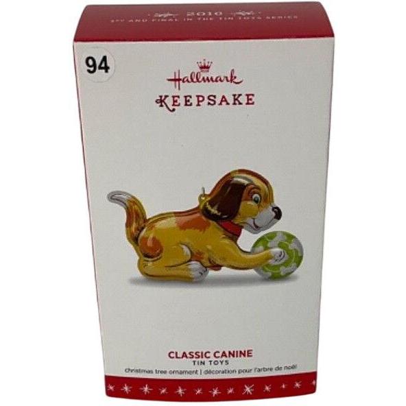 2016 Classic Canine Hallmark Ornament (Tin Toys) QX9104