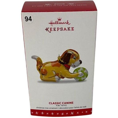 2016 Classic Canine Hallmark Ornament (Tin Toys) QX9104