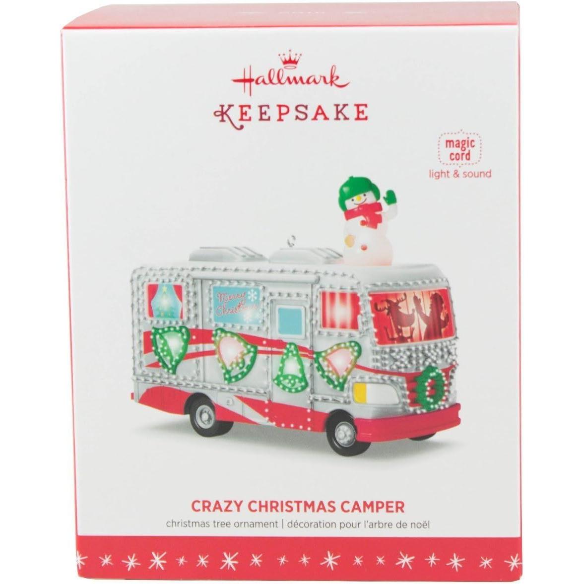 2016 Crazy Christmas Camper Hallmark Ornament (Camp) QGO1201
