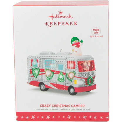 2016 Crazy Christmas Camper Hallmark Ornament (Camp) QGO1201