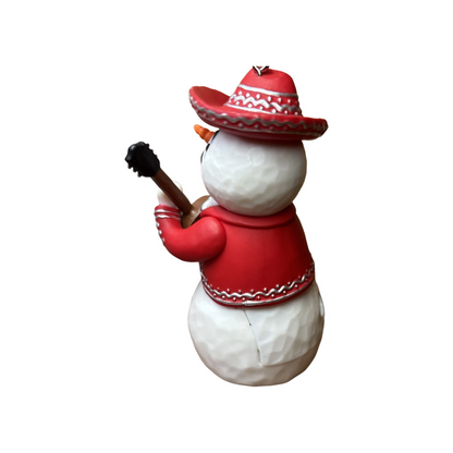 2016 Feliz Navidad Hallmark Ornament (Snowmen) QGO1024 Image4