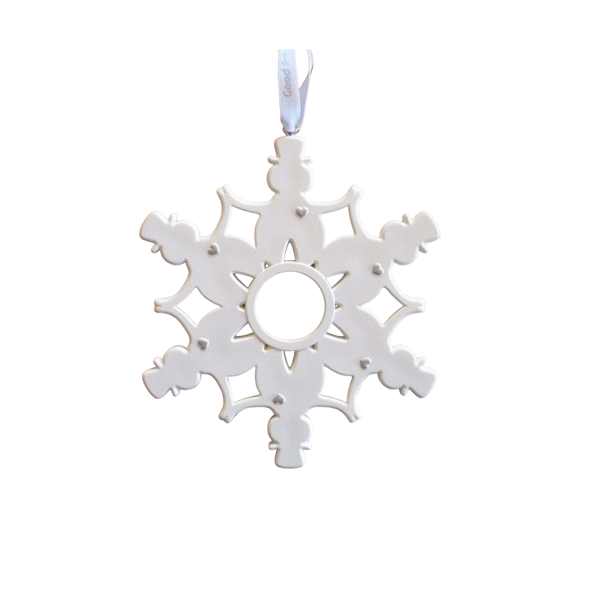 2016 Good Friends. Happy Hearts Hallmark Ornament (Snowflake) QGO1144 Image1