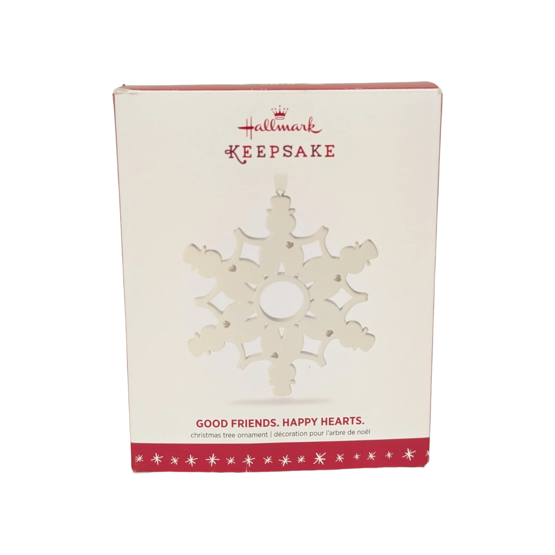2016 Good Friends. Happy Hearts Hallmark Ornament (Snowflake) QGO1144 Image2
