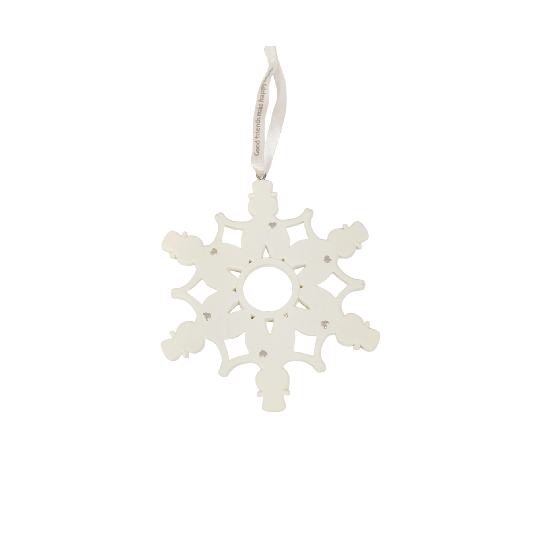 2016 Good Friends. Happy Hearts Hallmark Ornament (Snowflake) QGO1144 Image3