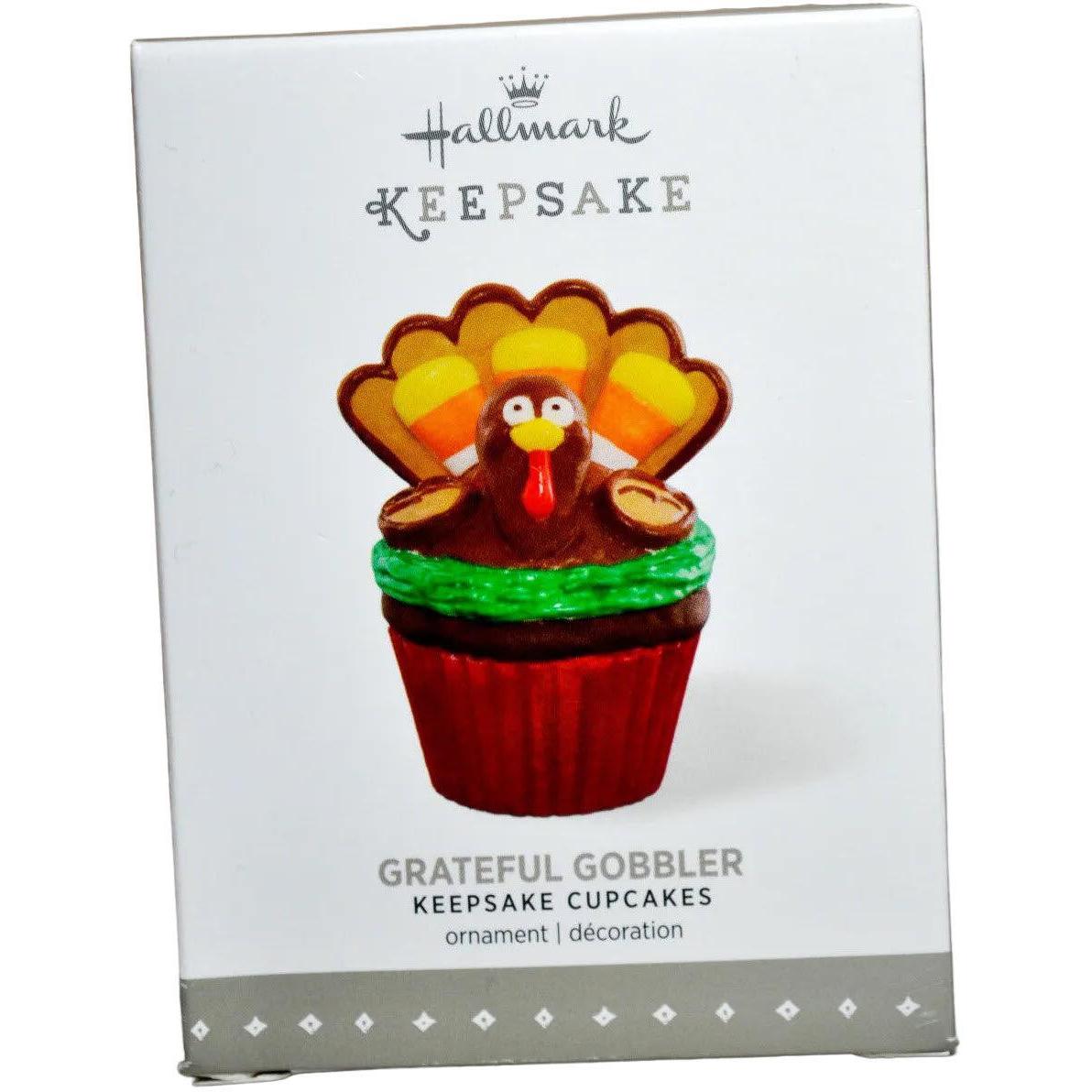2016 Grateful Gobbler Hallmark Ornament (Keepsake Cupcake) QHA1039