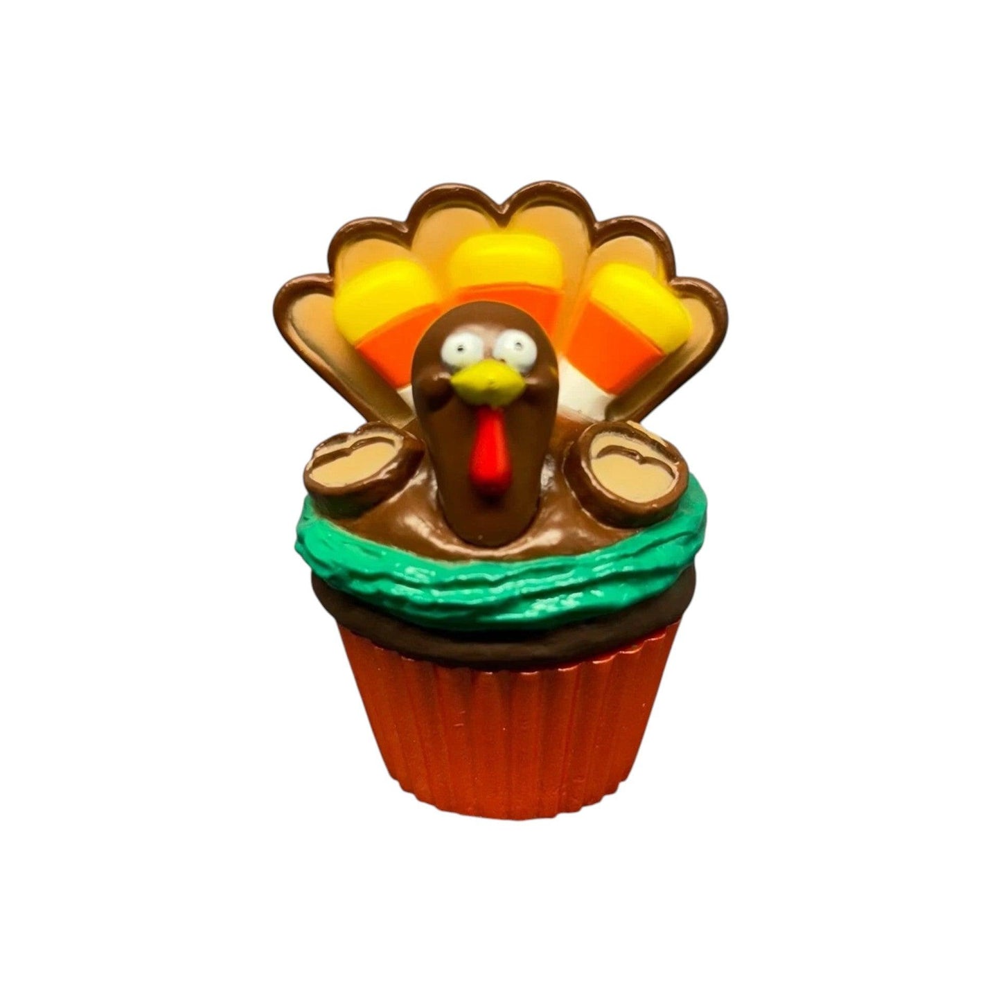 2016 Grateful Gobbler Hallmark Ornament (Keepsake Cupcake) QHA1039 Image1