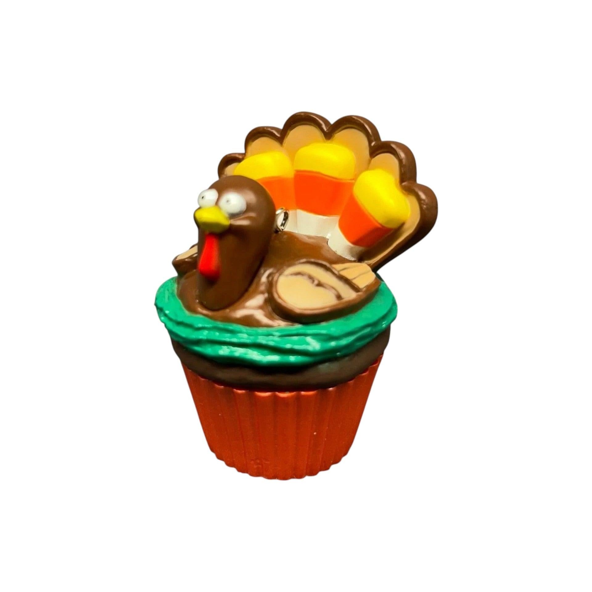 2016 Grateful Gobbler Hallmark Ornament (Keepsake Cupcake) QHA1039 Image3