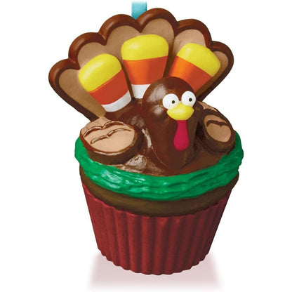 2016 Grateful Gobbler Hallmark Ornament (Keepsake Cupcake) QHA1039