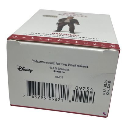 2016 Han Solo Hallmark Ornament (Star Wars) QX9254