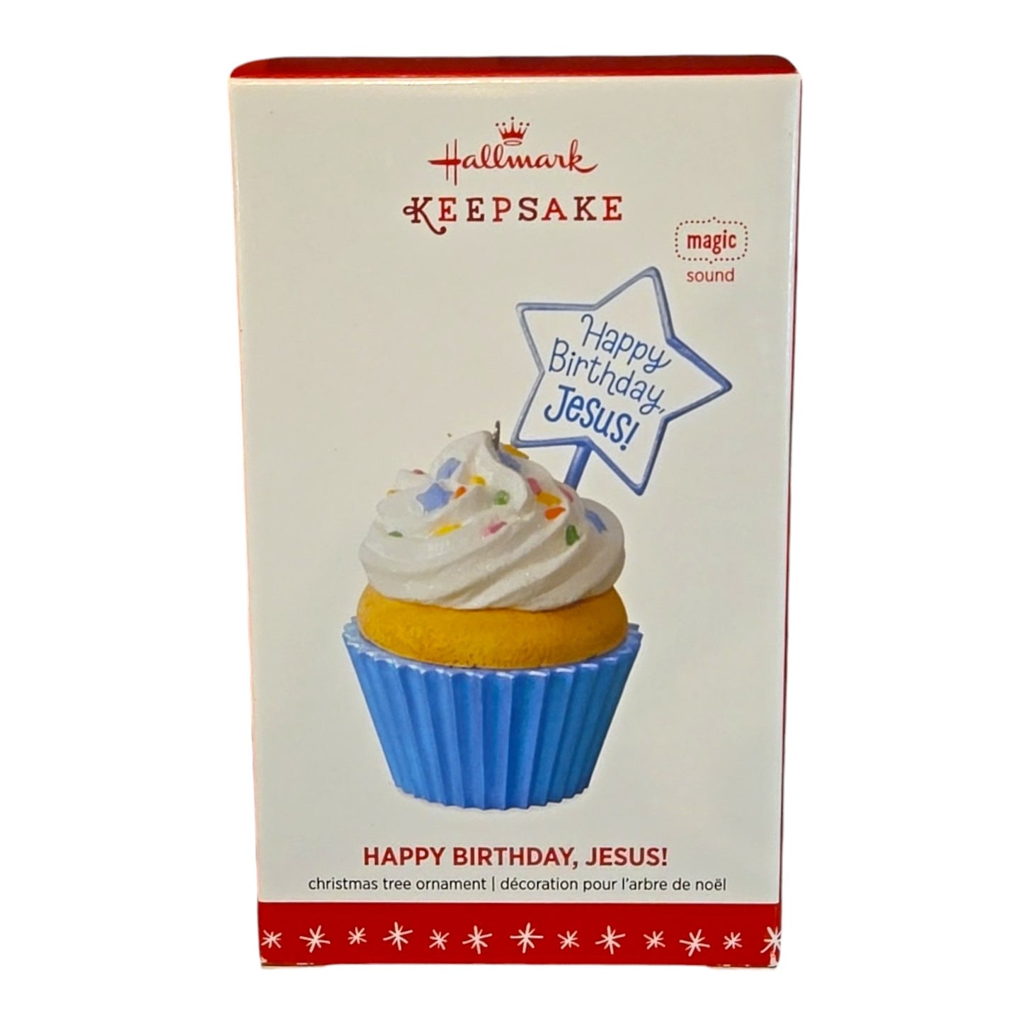 2016 Happy Birthday, Jesus! (Cupcake) Hallmark Ornament QGO1404 Image2