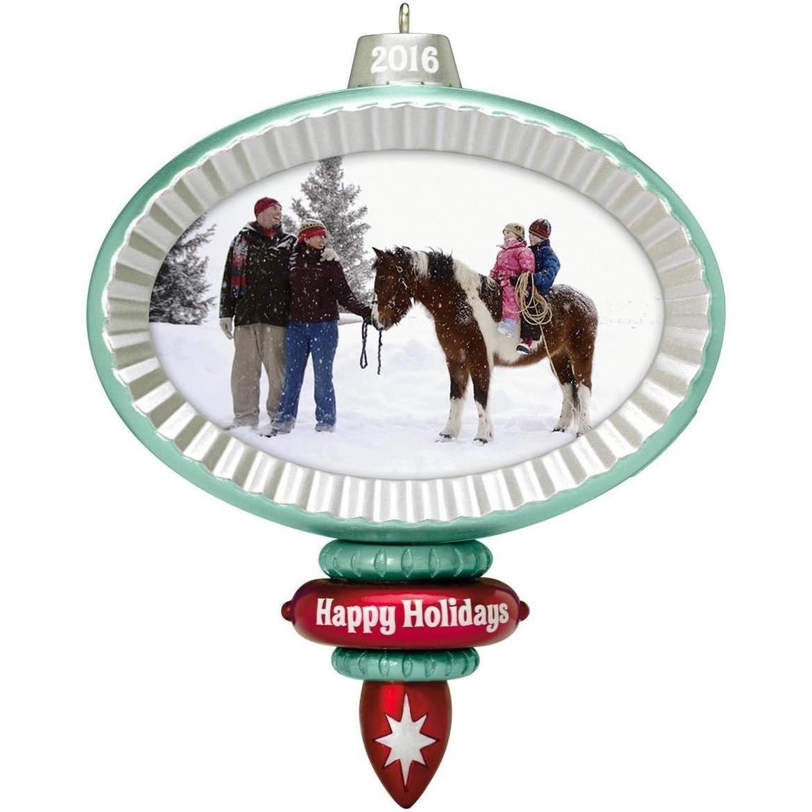 2016 Happy Holidays Hallmark Ornament (Photo Holder) QG01134