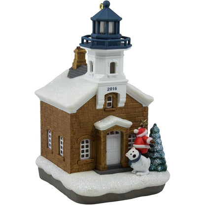 2016 Holiday Lighthouse Hallmark Ornament (Holiday Lighthouse) QX9184