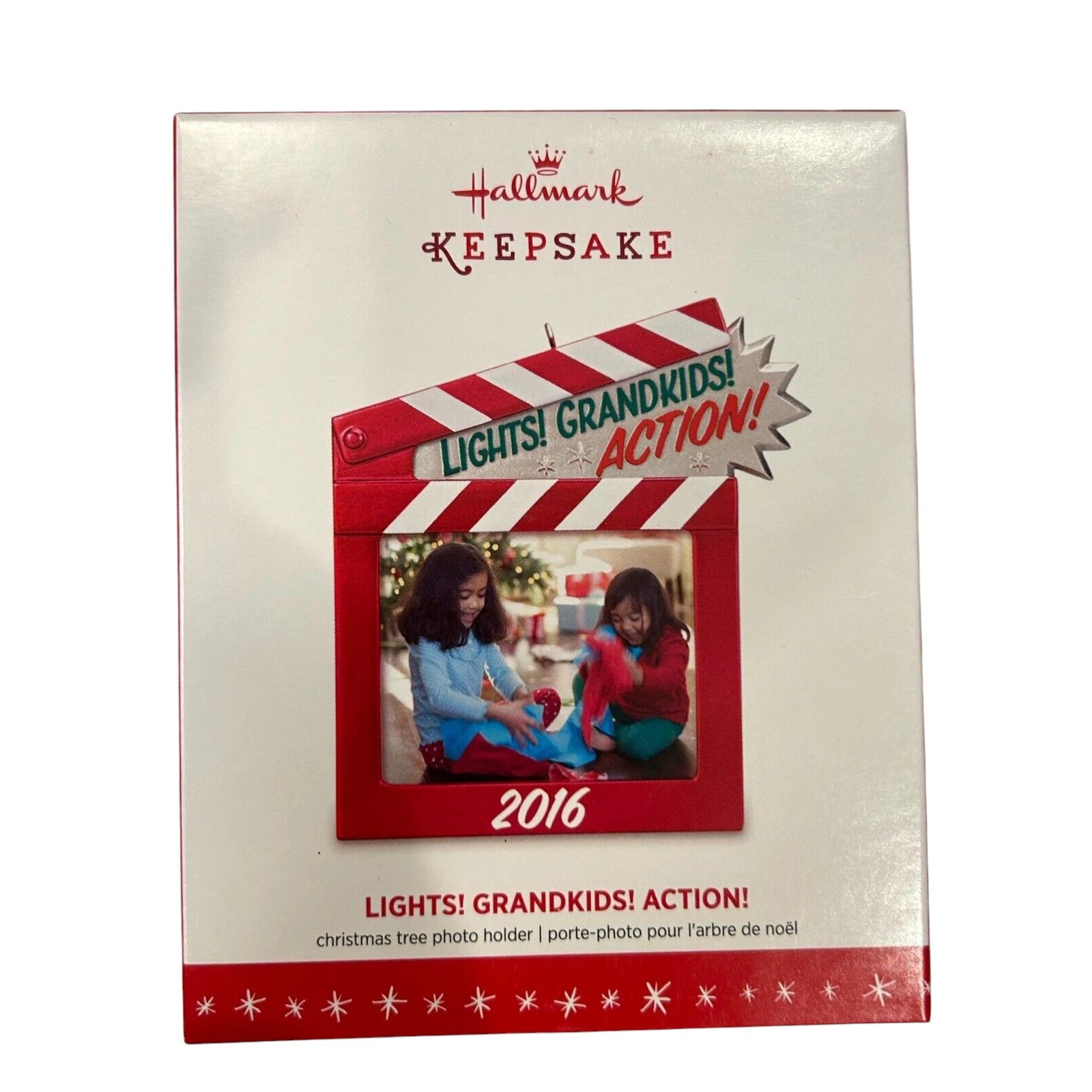 2016 Lights! Grandkids! Action! Hallmark Ornament (Photo Holder) QGO1161