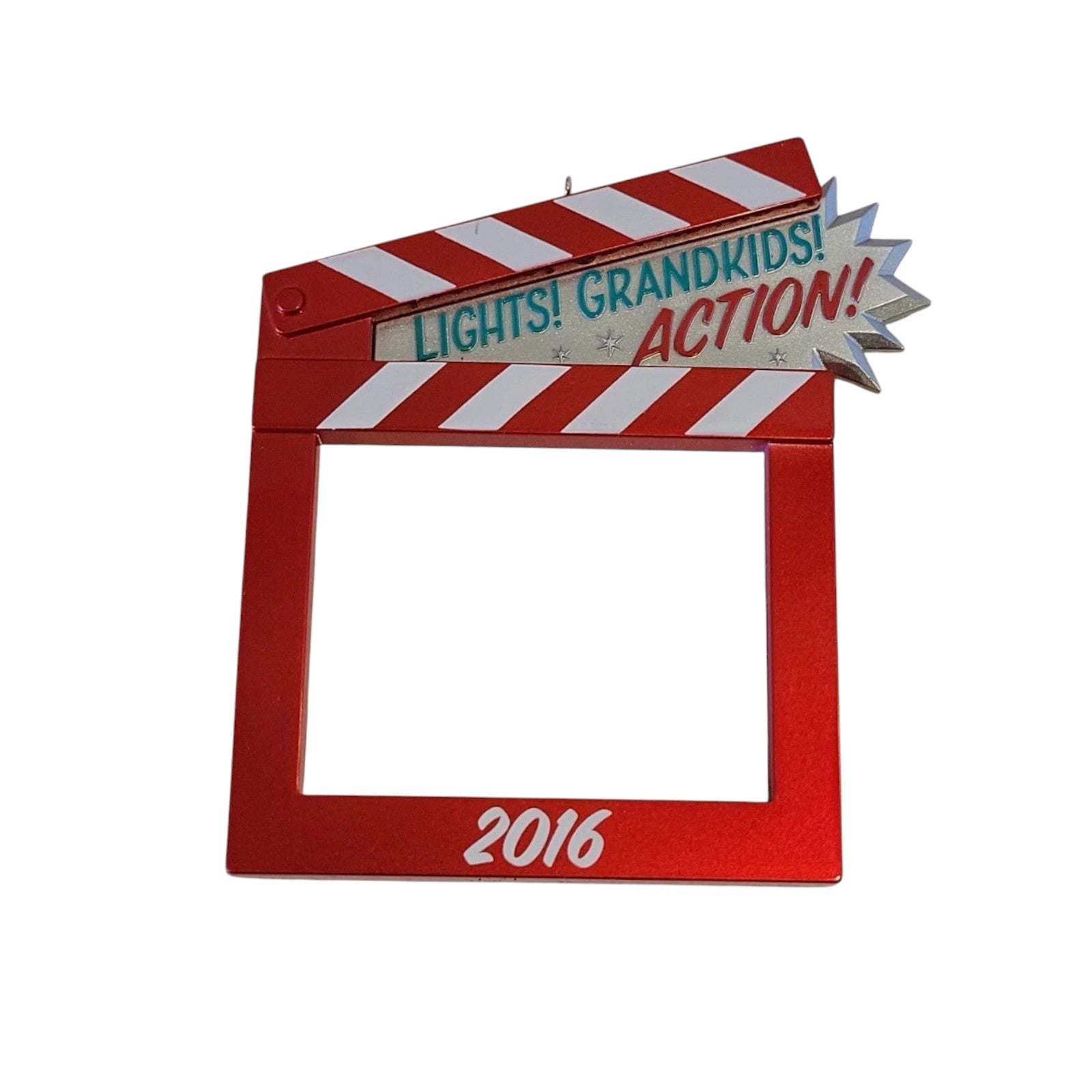 2016 Lights! Grandkids! Action! Hallmark Ornament (Photo Holder) QGO1161