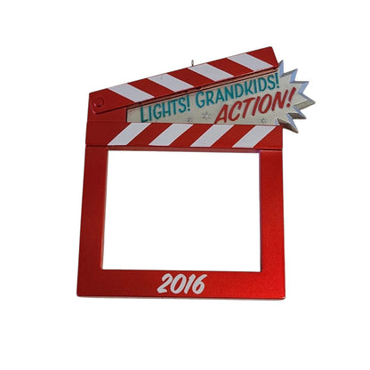 2016 Lights! Grandkids! Action! Hallmark Ornament (Photo Holder) QGO1161