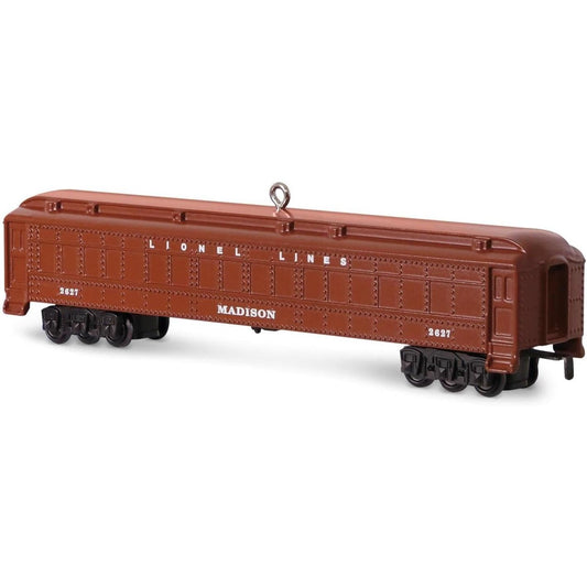 2016 Lionel 2627 Madison Passenger Car Hallmark Ornament (Lionel) QXI3201