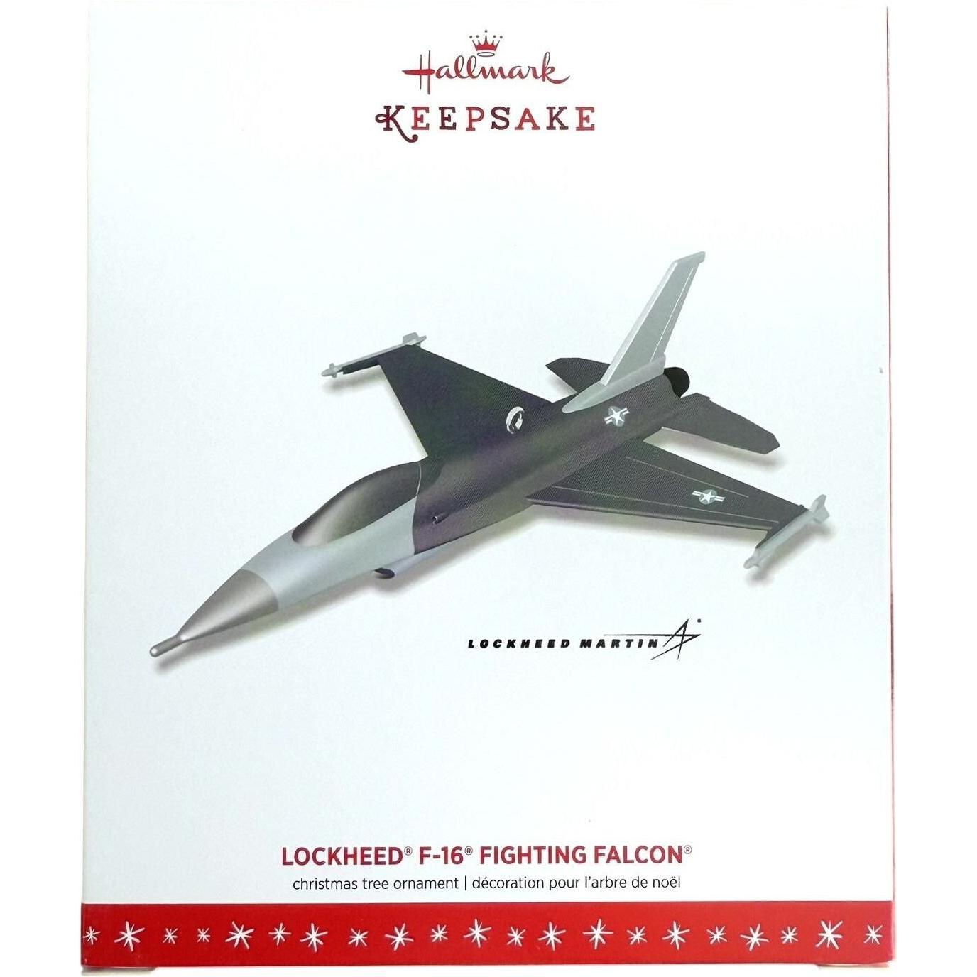 2016 Lockheed F-16 Fighting Falcon Hallmark Ornament (Lockheed Martin) QXI3184