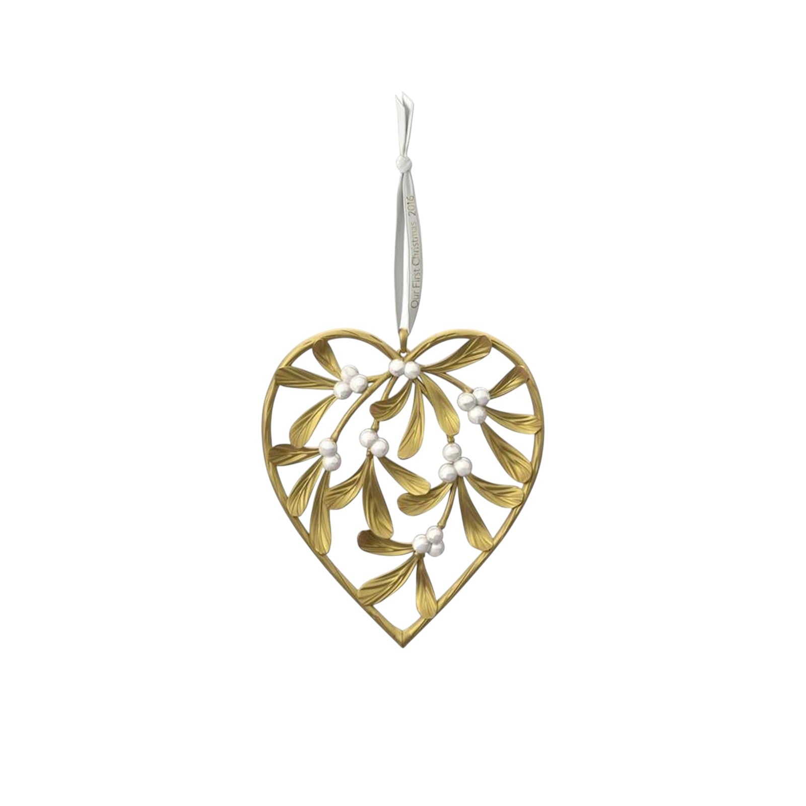 2016 Our First Christmas Hallmark Ornament (Heart) QGO1284