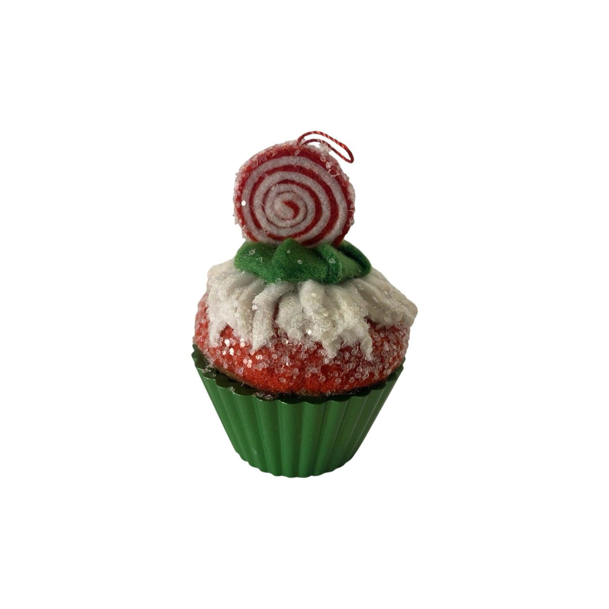 2016 Peppermint Swirl Hallmark Ornament (Christmas Cupcakes) QX9114 Image1