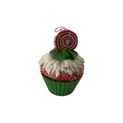 2016 Peppermint Swirl Hallmark Ornament (Christmas Cupcakes) QX9114 Image4
