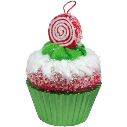 2016 Peppermint Swirl Hallmark Ornament (Christmas Cupcakes) QX9114